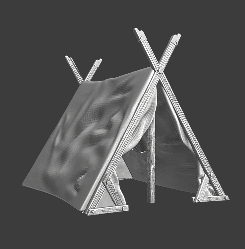 Medieval infantry tent - Sergeants edition